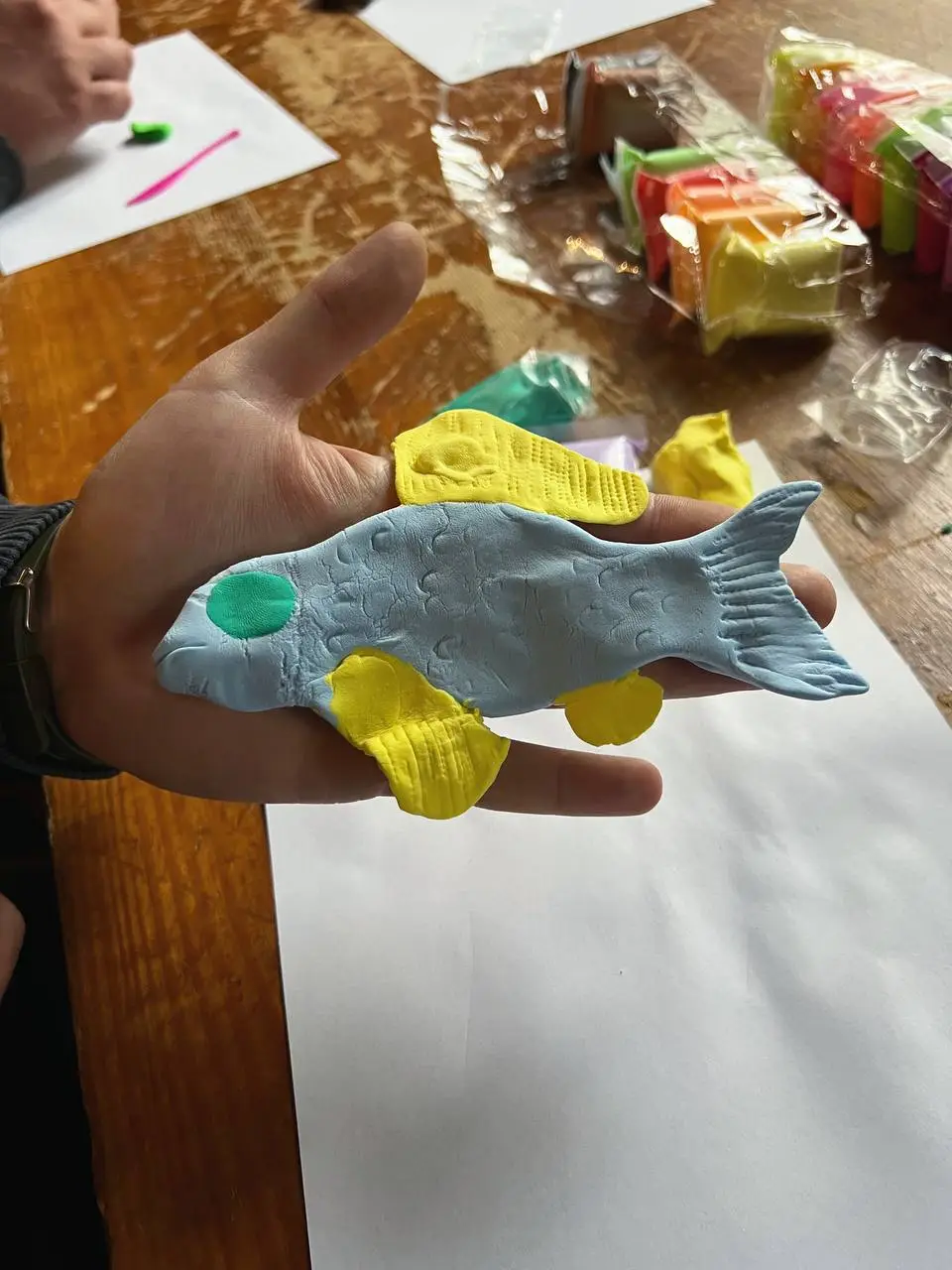 Зображення для новини Арттерапія як засіб психологічної підтримки військовослужбовців. Ліплення з пластиліну.