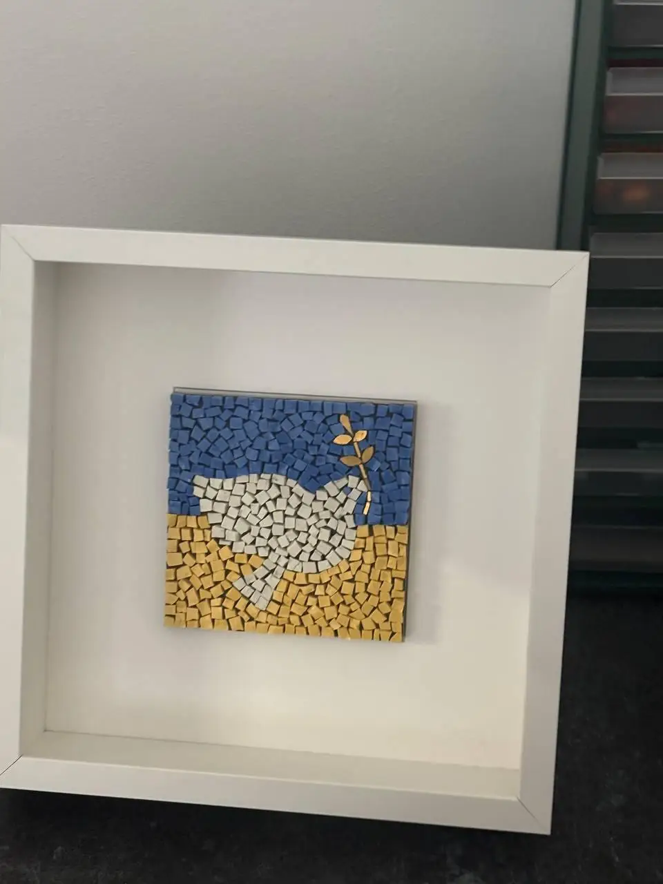 Зображення для новини Поранені військовослужбовці та поліцейські відвідали майстер-клас з мозаїки в MOSAIC STUDIO