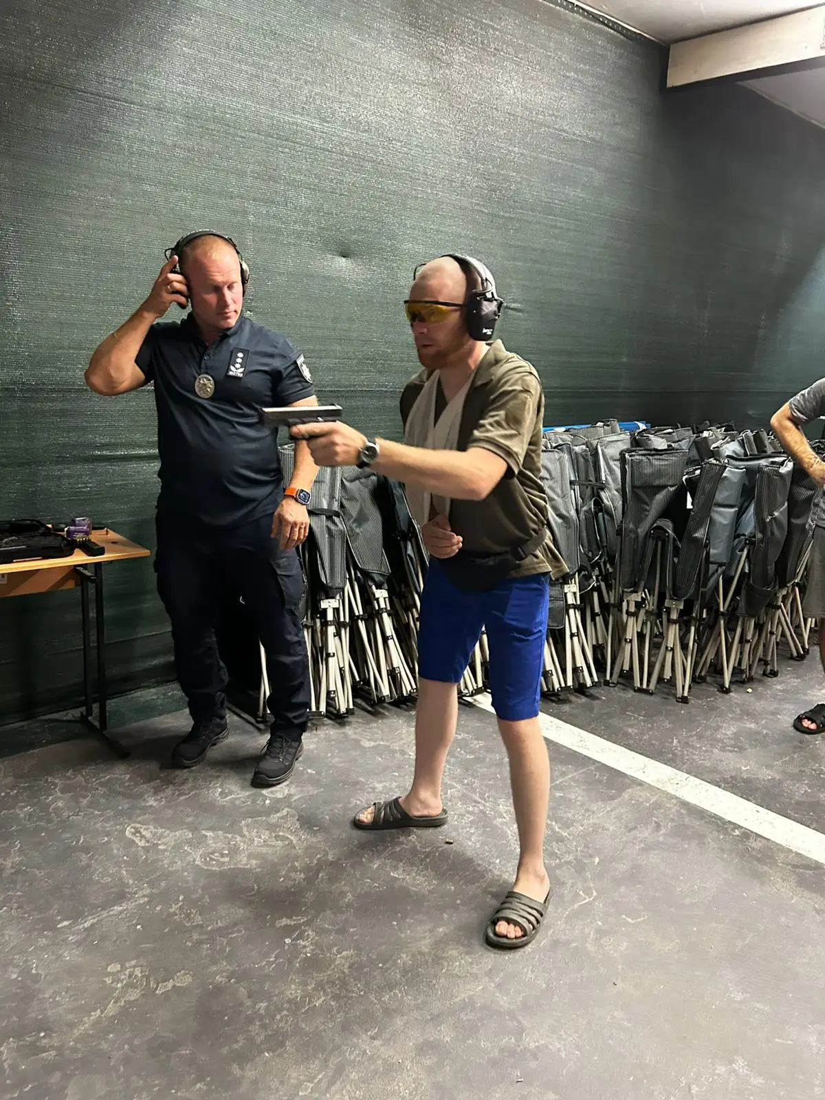 Зображення для новини Захисники провели час у тирі