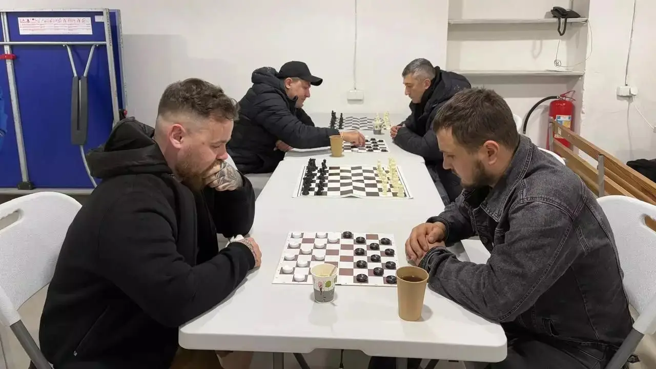 Зображення для новини Відбувся десятий турнир з шахів та шашок серед поранених бійців системи МВС