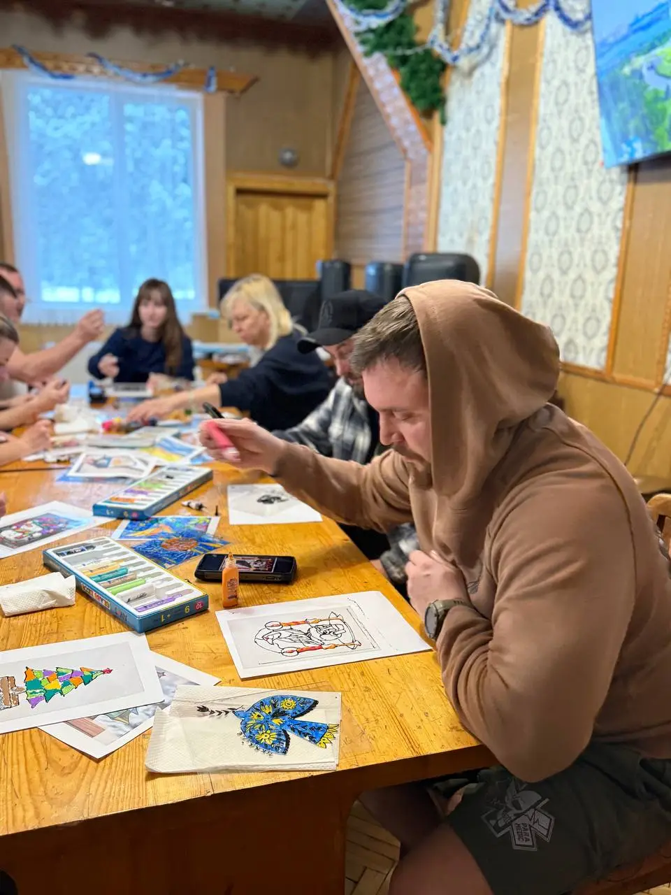 Зображення для новини Творчий захід - вітражний розпис