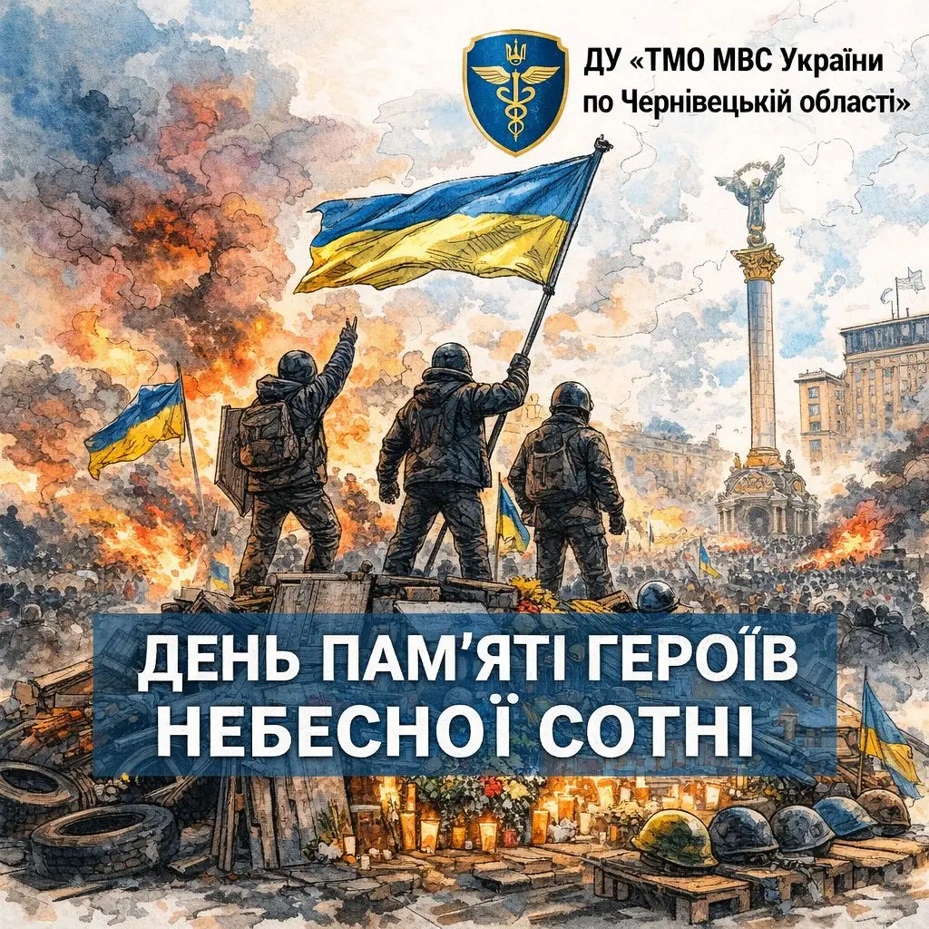 Зображення для новини День пам’яті Героїв Небесної Сотні