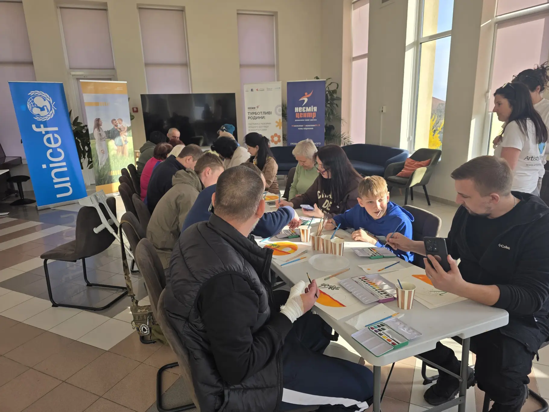 Зображення для новини Арт-терапія: кольори відновлення для поранених військовослужбовців