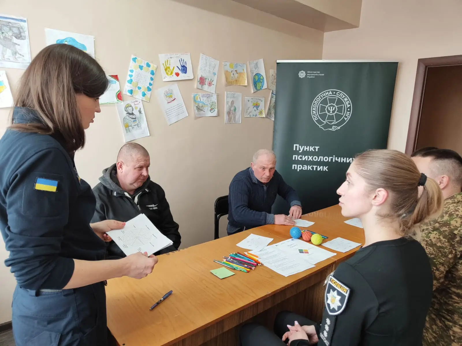 Зображення для новини На базі Сектору соціального захисту Державної лікарні МВС офіційно розпочав роботу Ветеранський простір «Сектор 4.5.0.»