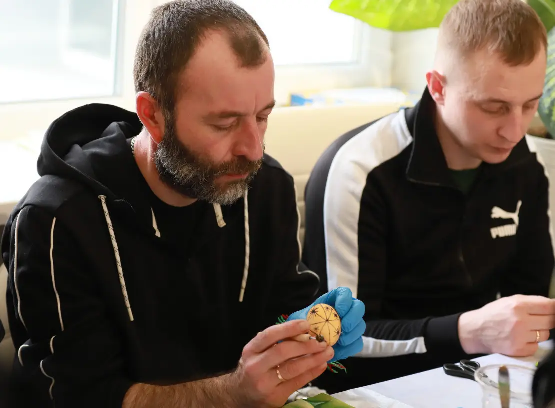 Зображення для новини Захід став не лише можливістю опанувати традиційне українське мистецтво, а й важливим кроком у психологічному відновленні.