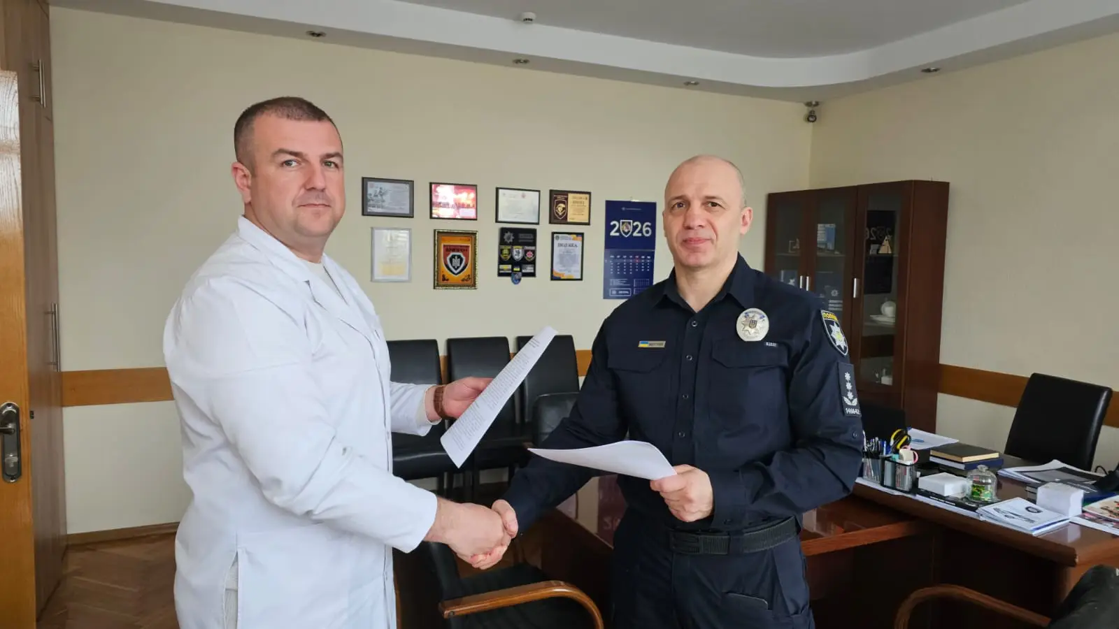 Зображення для новини Підписання меморандуму про співпрацю з ГУНП в Луганській області