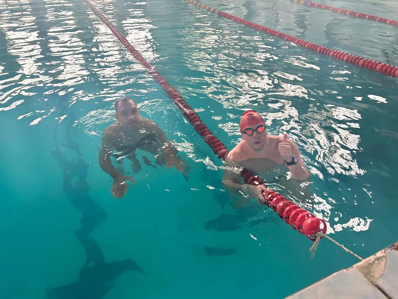 Зображення для новини ДУ "Східне ТМО МВС", згідно з графіком, заняття в басейні