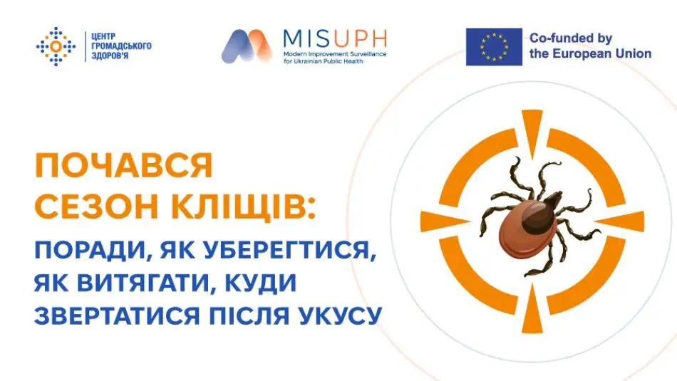 Зображення для новини Почався сезон кліщів: поради, як уберегтися, як витягати, куди звертатися після укусу