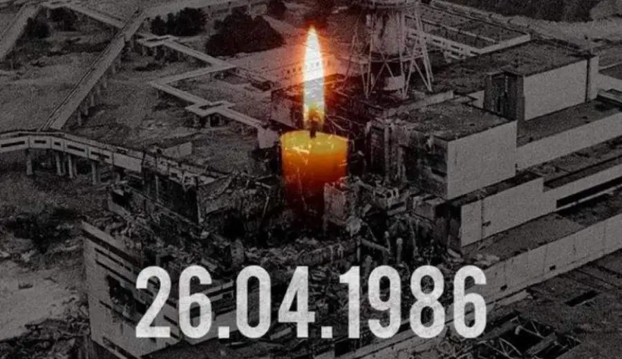 Зображення для новини 26 квітня — 40 роковини Чорнобильської катастрофи 🕯️