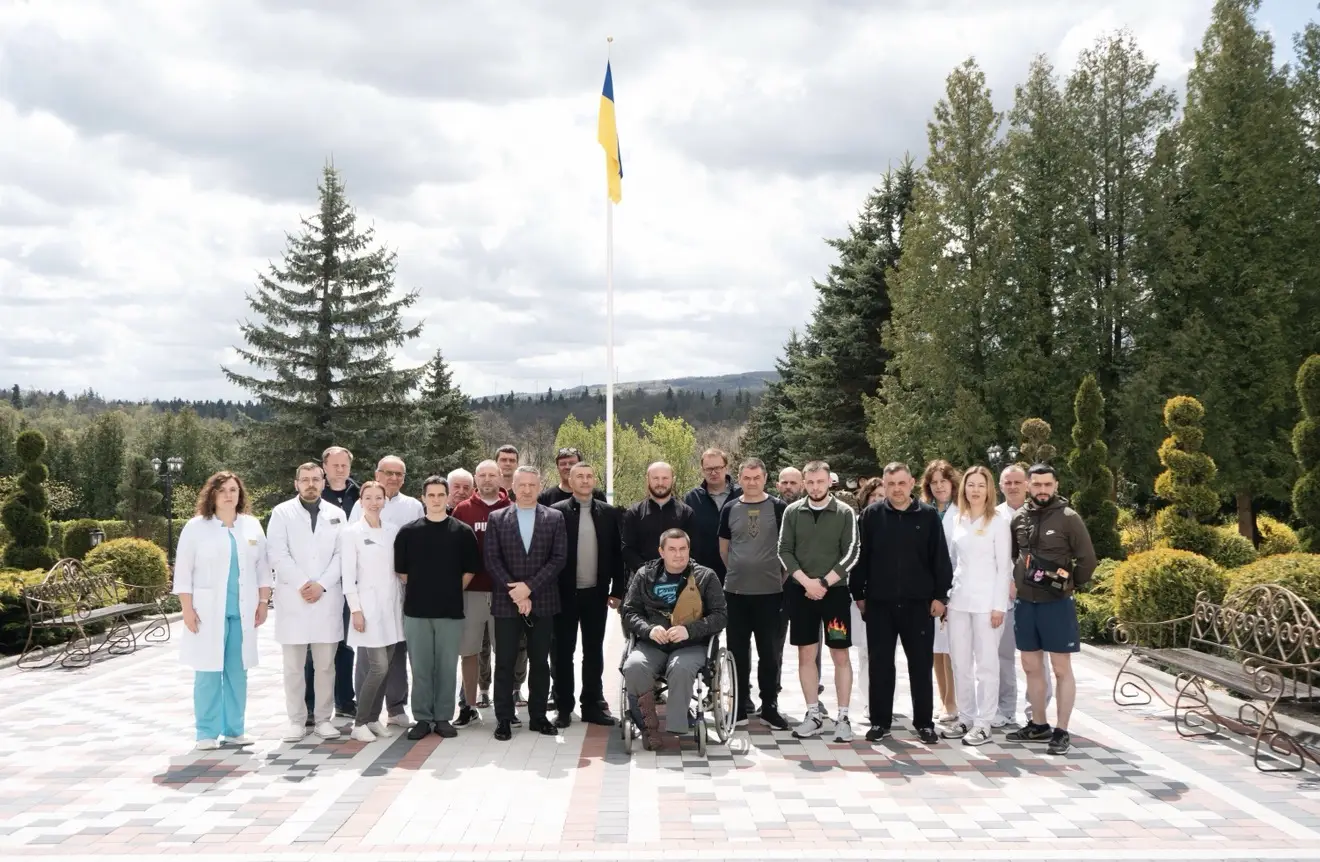 Зображення для новини Відкриття навчання літанню на дронах для учасників реабілітації