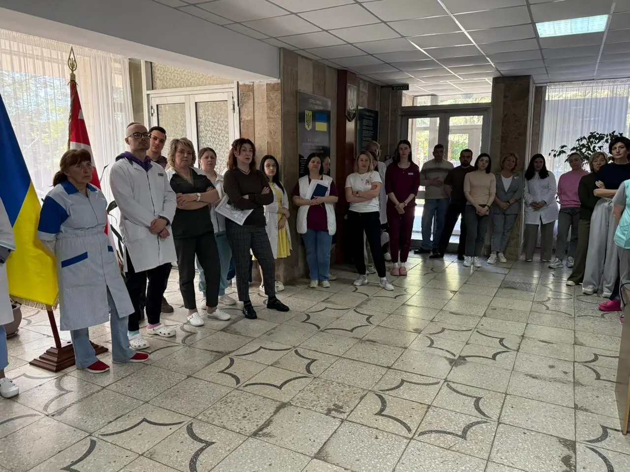 Зображення для новини Навчання медперсоналу щодо евакуації при виникненні надзвичайних ситуацій