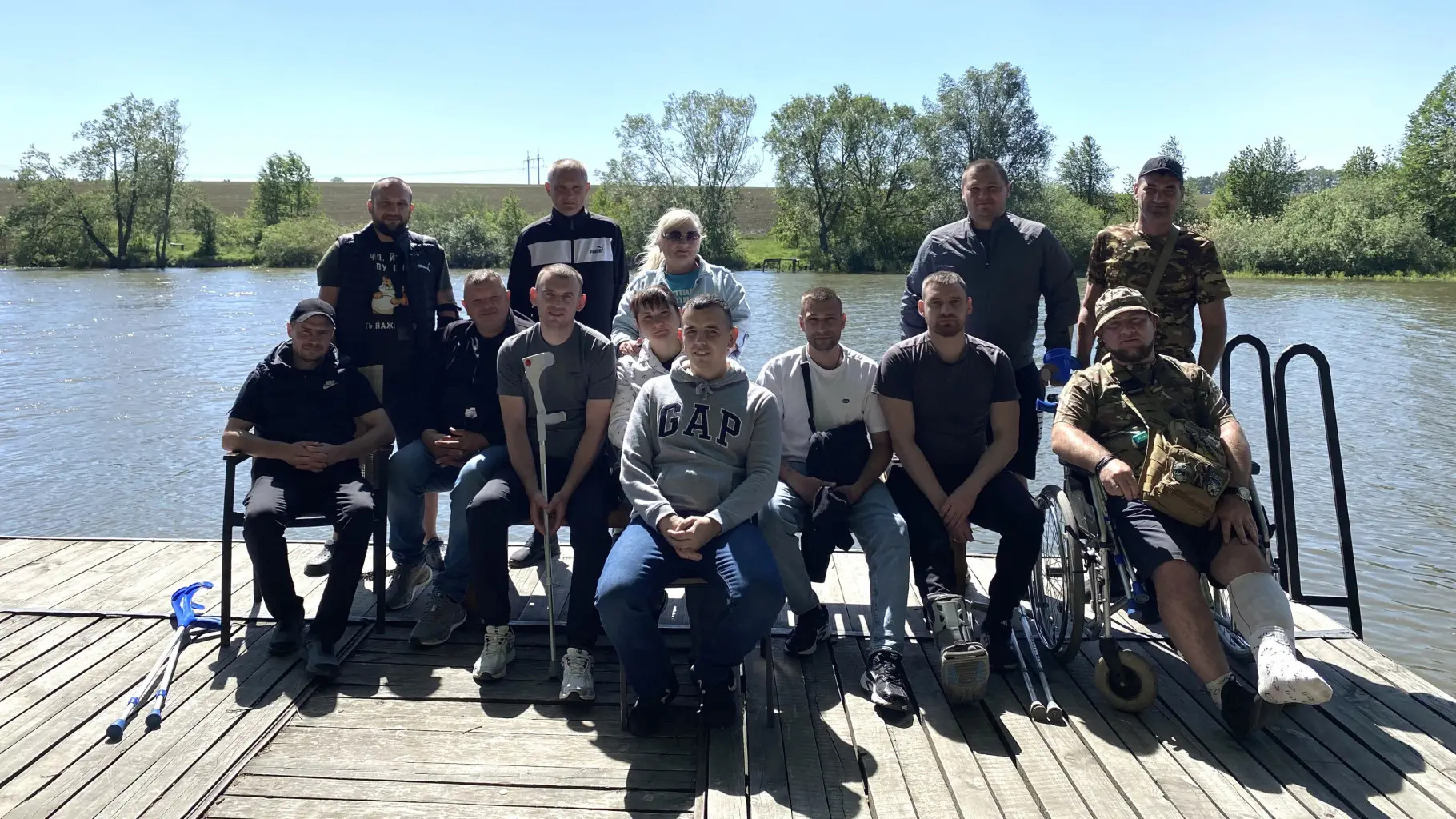 Зображення для новини Щирі емоції, свіже повітря, дружня атмосфера та такі необхідні моменти спокою для наших захисників