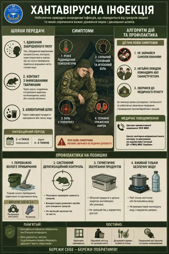 Зображення для новини Хантавірусна інфекція