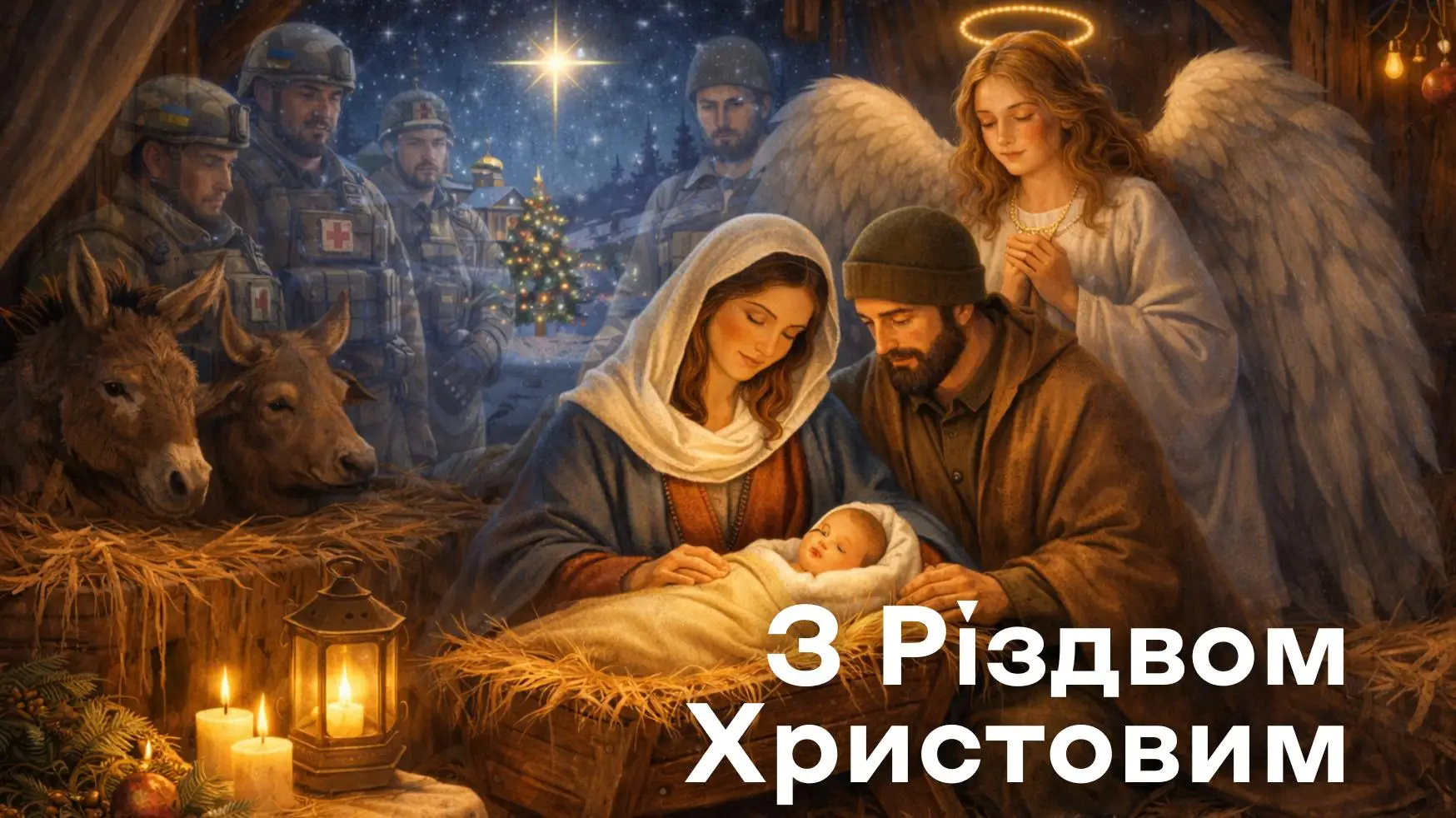 Зображення для новини Музикальне привітання захисників з Різдвом Христовим