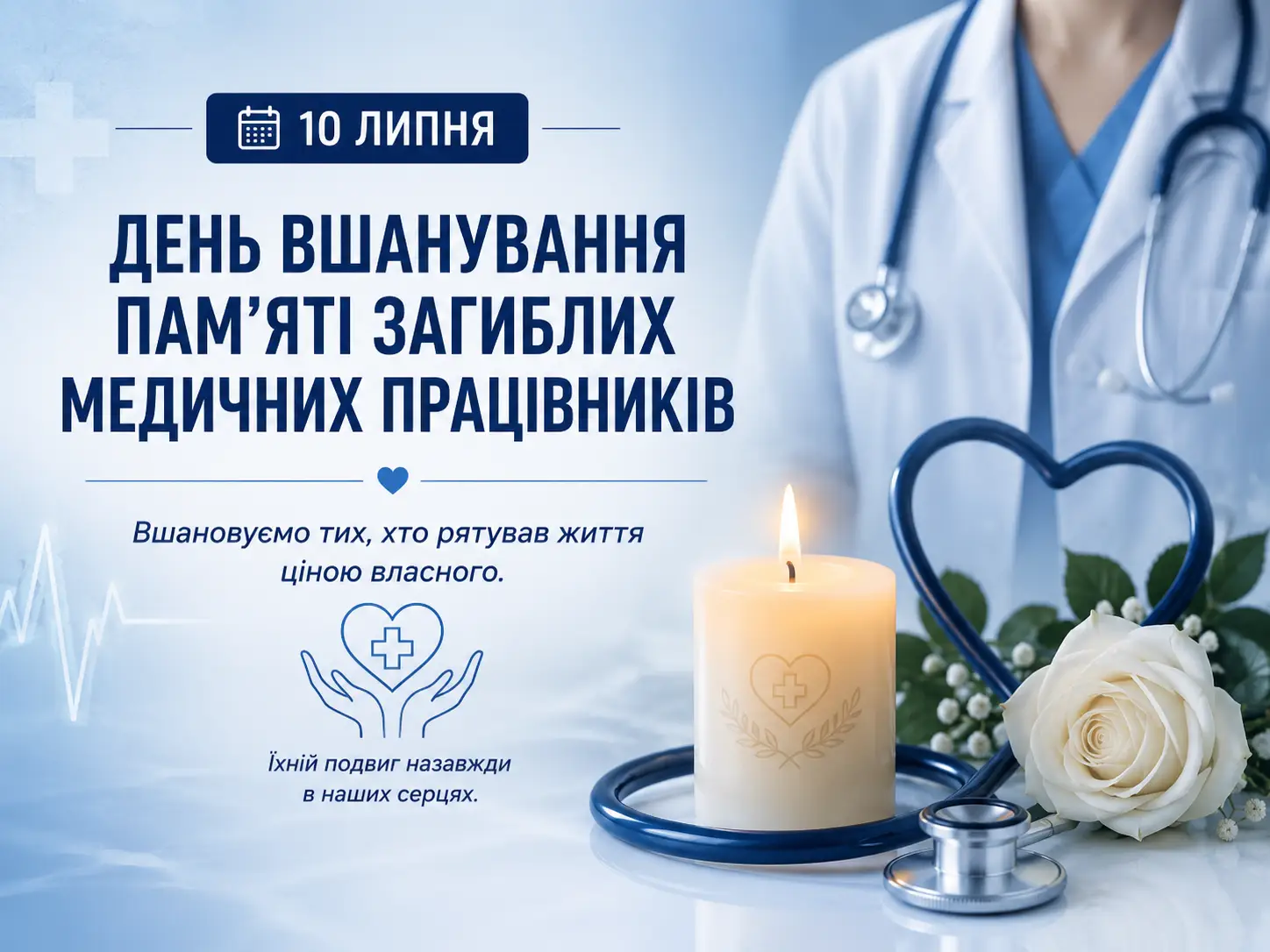 Зображення для новини 10 липня — День вшанування загиблого медика.
