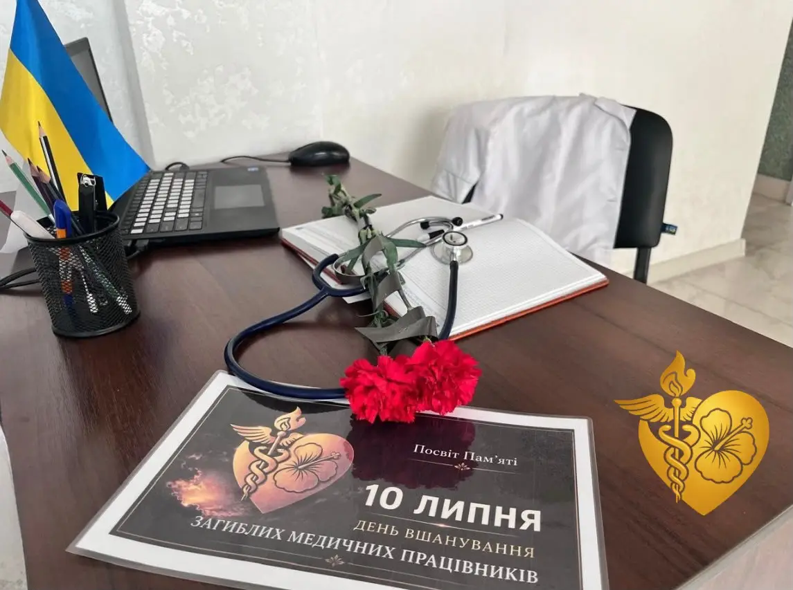 Зображення для новини «Посвіт пам’яті» - світла пам’ять героям у білих халатах