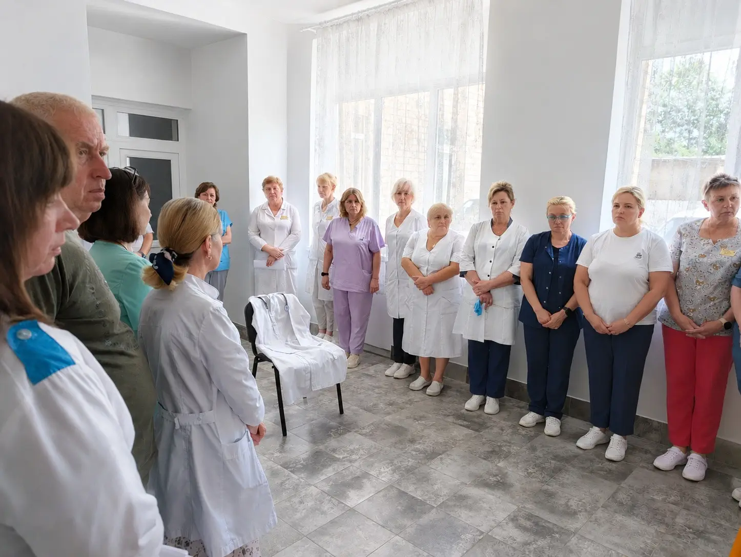 Зображення для новини Посвіт пам'яті: Державна лікарня МВС у Кривому Розі вшанувала полеглих медичних працівників