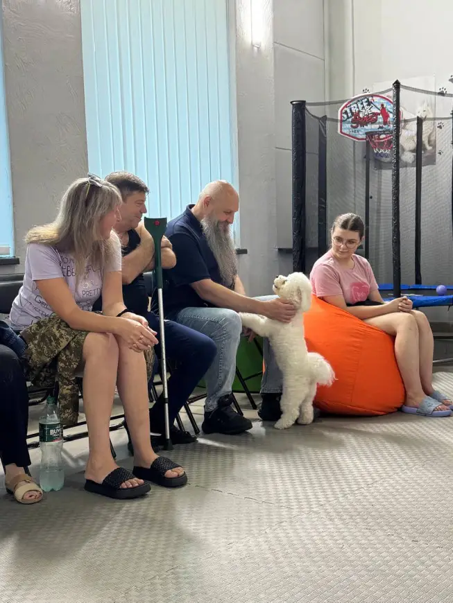 Зображення для новини Каністерапія – ще один крок до відновлення наших Захисників
