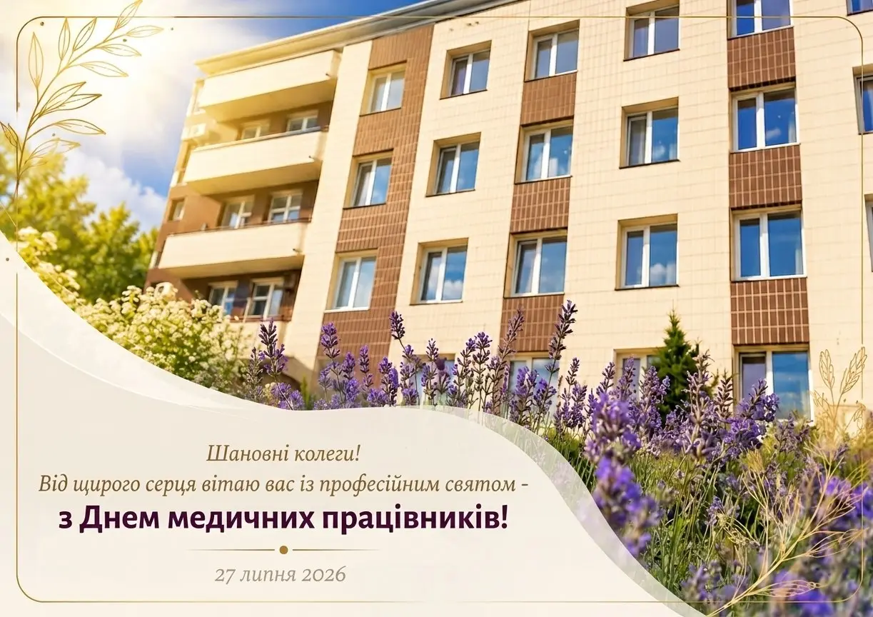 Зображення для новини Щиро вітаємо вас із Днем медичних працівників