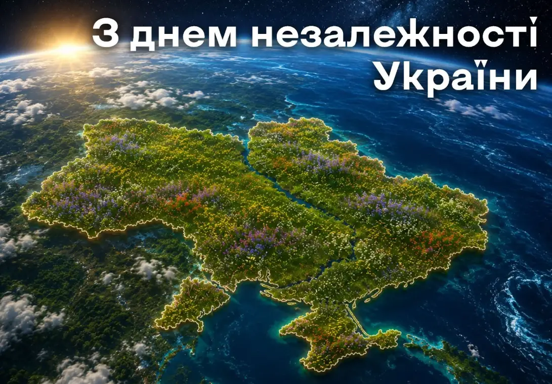 Зображення для новини З Днем Незалежності України!