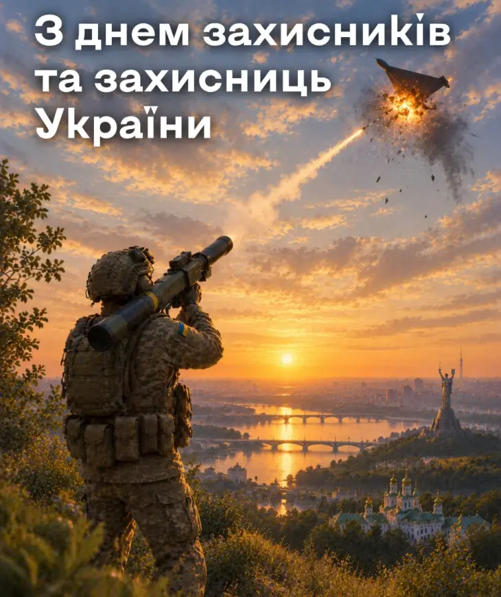 Зображення для новини З Днем захисників та захисниць України!