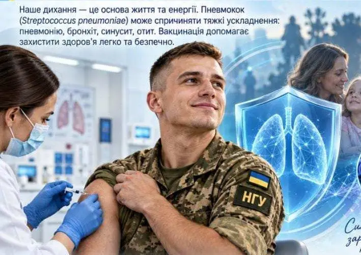 Зображення для новини Вакцинація проти пневмококової інфекції