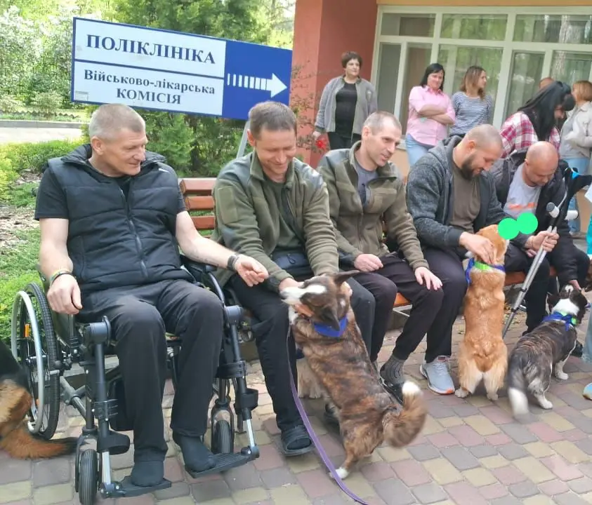 Зображення для новини Каністерапія для військовослужбовців – турбота про психоемоційне здоров’я