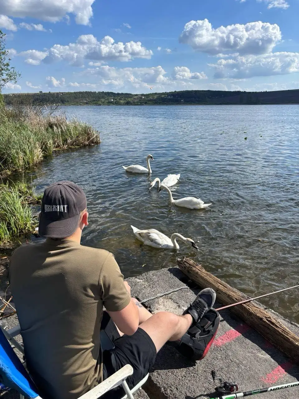 Зображення для новини Риболовля на Івачівському водосховищі: терапія душі для поранених захисників